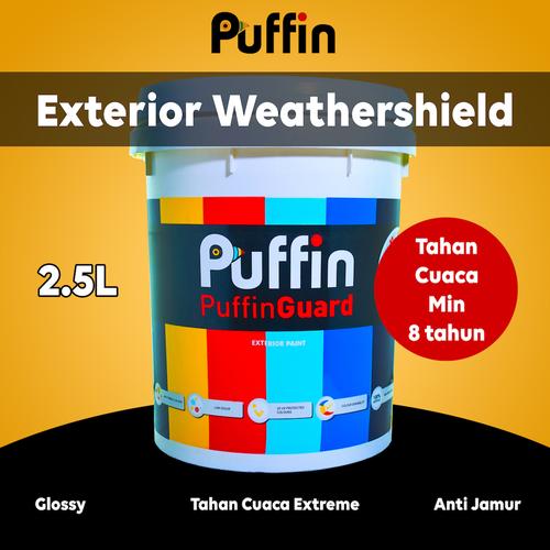 Jual Cat tembok exterior Puffin Guard 2.5L tahan cuaca minimal 6 thn Warna Kab. Bogor