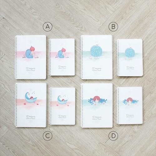 Foto Produk Dreams Come True Spiral Ruled Notebook B5 / Buku Catatan B5 / Buku B5 - VARIAN A dari Pinkabulous