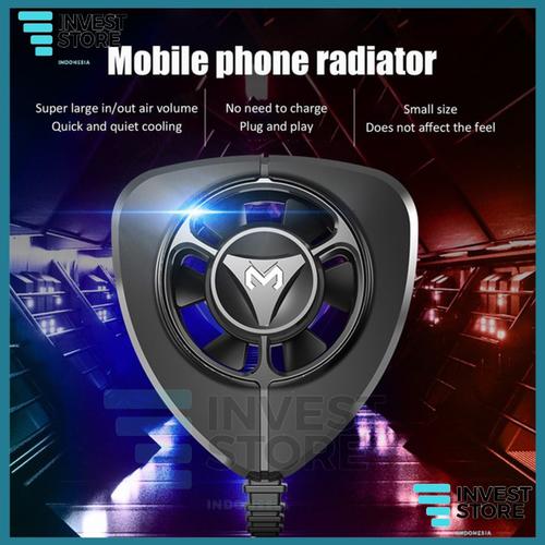 Foto Produk MEMO FL02 FANCOOLER COOLINGFAN WIND PENDINGIN HP PUBG FF ML CODM FL02 - Hitam dari MEMO INDONESIA OFFICIAL