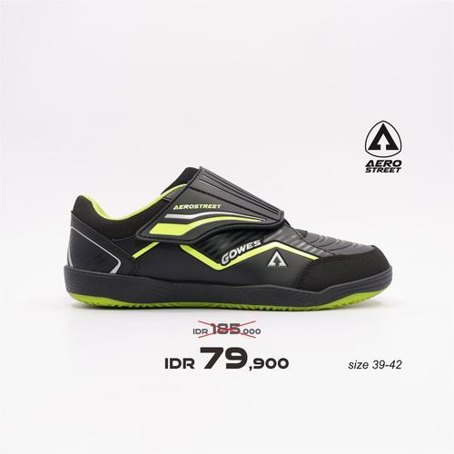 Foto Produk Aerostreet 39-42 Gowes-V Hitam Neon -Sepatu Sport Pria Wanita Aero - 39 dari Aerostreet