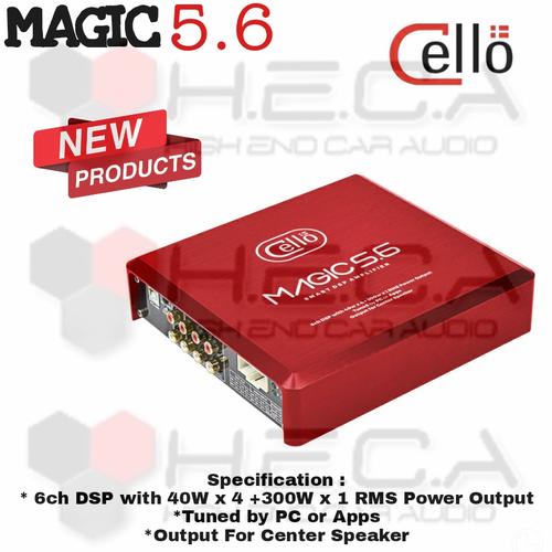 Jual CELLO MAGIC 5.6 DSP Processor Amplifier Prosesor Equalizer Audio