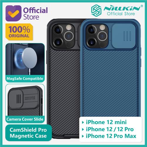 Foto Produk Case iPhone 12/mini/Pro/Max Nillkin CamShield Magnetic MagSafe Camera - 12 Pro Max, Black dari Nillkin Official