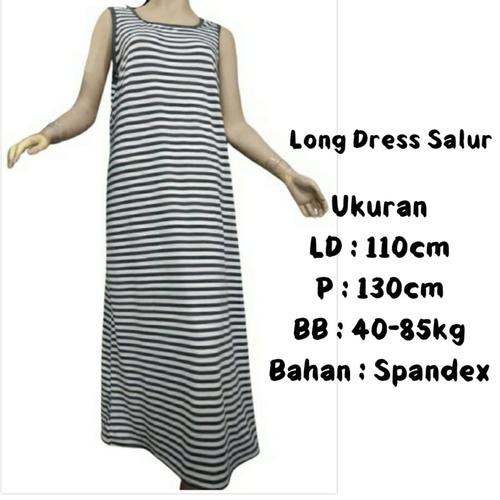 Foto Produk Long dress tanpa lengan polos termurah jumbo / dalaman musliman wanita - SALUR dari Anita_Queen