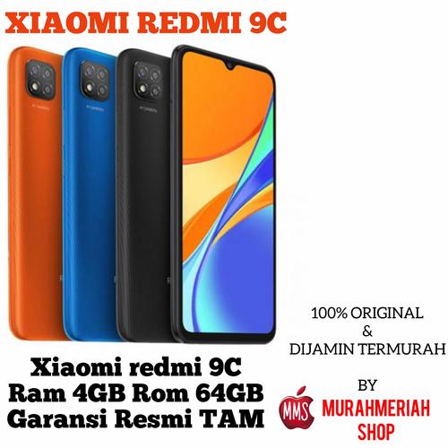 Foto Produk xiaomi redmi 9c 4/64Gb Garansi Resmi Tam - 3GB.32GB, orange dari murahmeriah shop