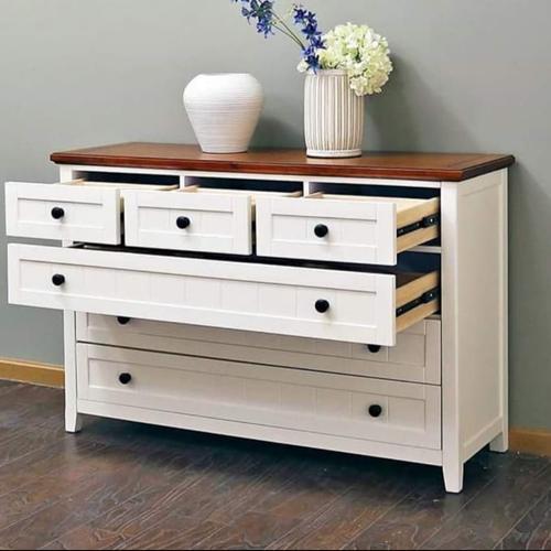 white dresser table