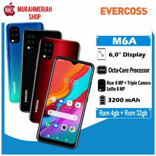Foto Produk Evercoss M6A 4/32Gb Garansi Resmi - Hijau dari murahmeriah shop