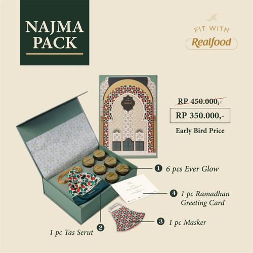 Foto Produk ❤️100% original❤️ Hampers Lebaran Idul fitri REALFOOD - najma, everglow dari Koreanholicshop