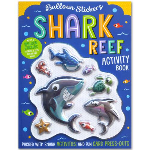 Foto Produk Balloon Stickers: Shark Reef Activity Book dari HappyBunnyBooks