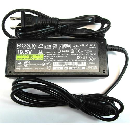 Jual Original Adaptor Charger Leptop Sony Vaio [19.5v 3.9A/6.5x4.4