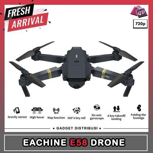 Foto Produk Eachine E58 Drone Foldable Quadcopter WIFI with 2MP Wide Angle Camera dari Gadget Distribusi