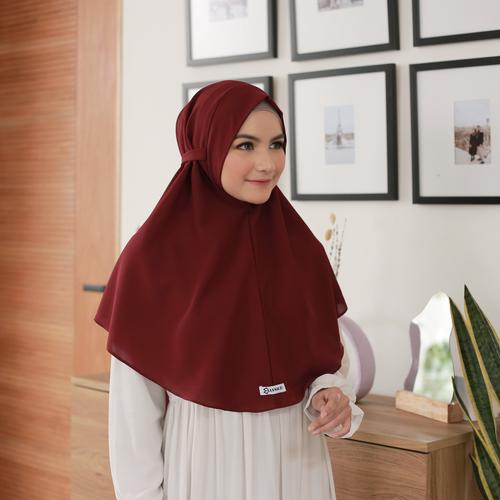 Gambar Hijab Ellysha FATIMAH CUTTIE BERGO STYLE - Merah dari Hijab Ellysha Official Kota Tangerang Selatan Tokopedia