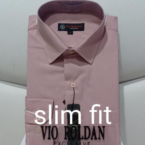 Foto Produk Kemeja Polos Lengan Panjang Kemeja Formal Pria ROSE GOLD - ROSE GOLD SLIM, L dari VIO ROLDAN OFFICIAL