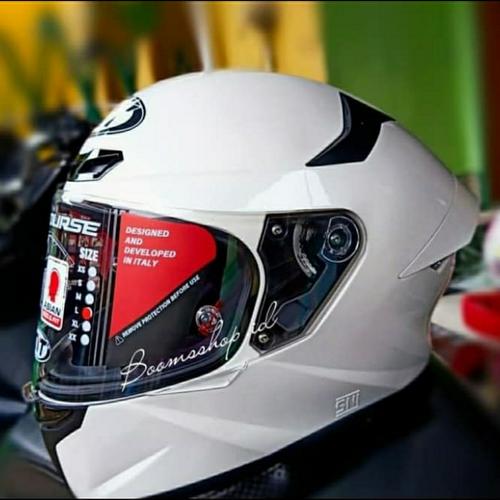 Jual Helm KYT TT Course white solid 
