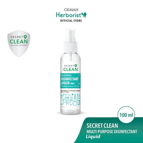 Foto Produk Secret Clean Spray Disinfectant Liquid - 100ml Food Grade dari Oemah Herborist