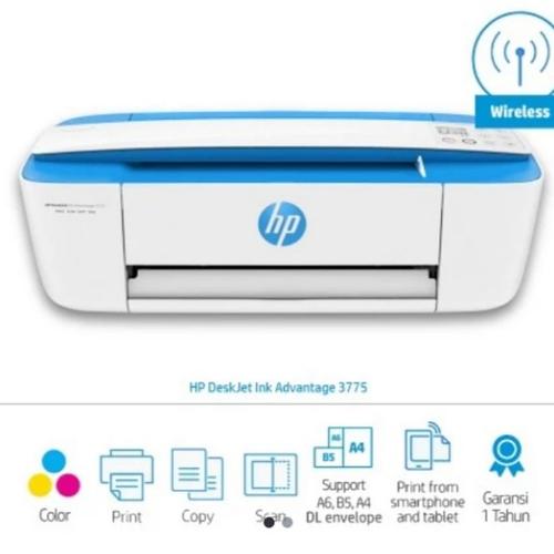 Jual HP Deskjet Ink Advantage 3775 All In One Printer WiFi - Kab. Bogor -  marlapan | Tokopedia