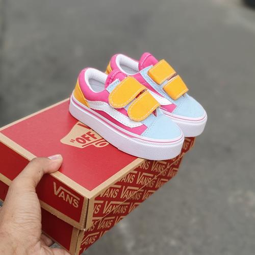 multicolor vans shoes