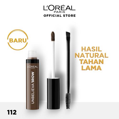 Foto Produk L'Oreal Paris Unbelievabrow Longlasting Brow Gel - 112 Dark Brown dari L'oreal Paris