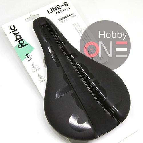 Selle Fabric Line S Flat Fabric Line-S Race Flat Saddle 155mm Black