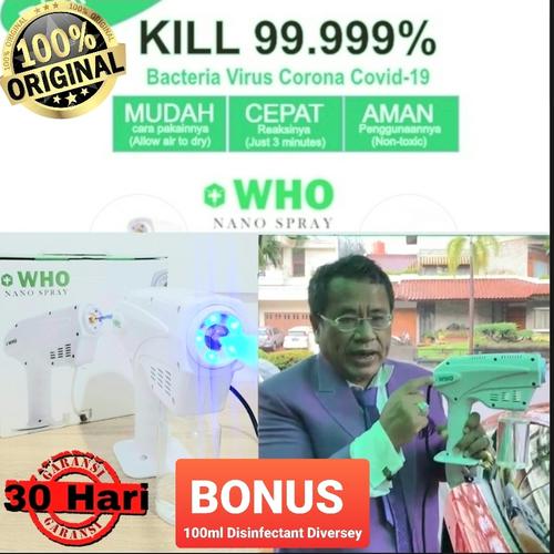 Foto Produk NANO SPRAY GUN STEAM PORTABEL ANTI VIRUS INFRARED SEMPROTAN ANTI VIRUS dari BLSS