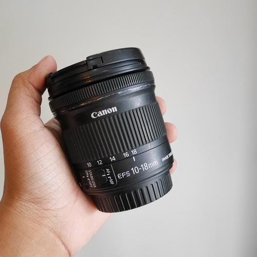 Foto Produk LENSA CANON EF-S 10-18mm IS STM LENGKAP sn 2274 dari kamera mbantul