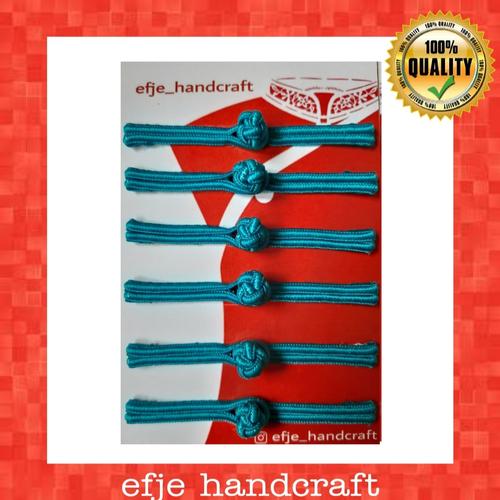 Foto Produk Kancing Cheongsam / Shanghai EFJE - K001 BLUE JADE dari efje_handcraft