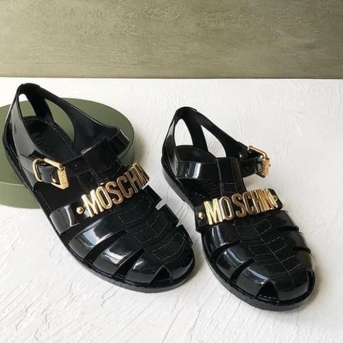 moschino jelly shoes