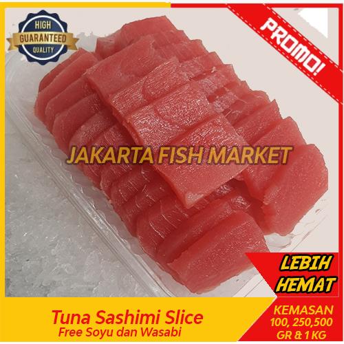 Jual Ikan Tuna Sashimi Fresh Grade AAA (eksport) FREE SOYU dan WASABI