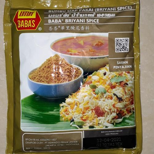 Jual Babas Briyani Spice Jakarta Pusat Laxmi Indian Grocery Tokopedia