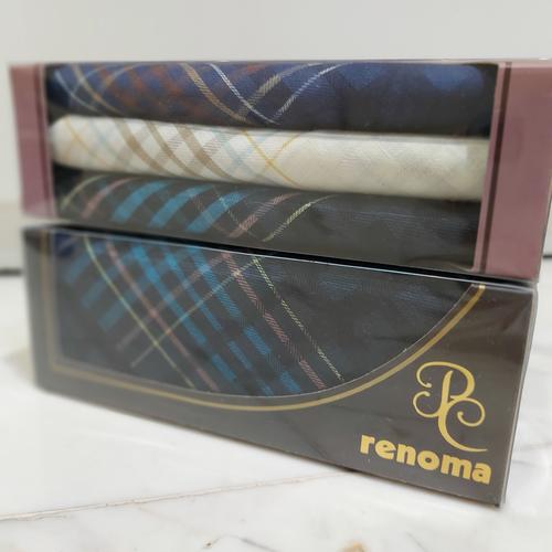 Foto Produk Sapu Tangan Pria CK /1box /3pcs (black, navy, grey) - Renoma dari M n M Towel Home Style