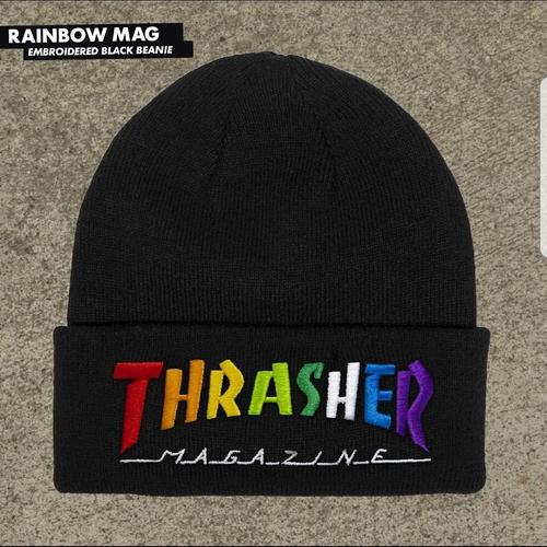 Jual Beanie Pria Thrasher Rainbow Mag 