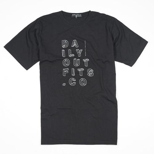Foto Produk Daily Outfits Shortsleeve Tees Kaos Roam Black Premium Quality - L dari Daily Outfits DYO