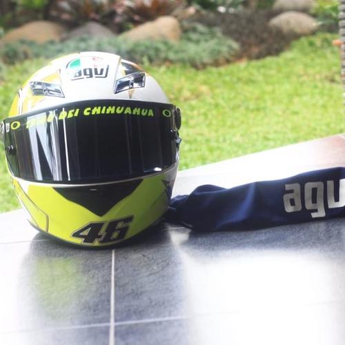 Jual helm full face agv k3 gothic white - Kab. Jember - fjhouse | Tokopedia