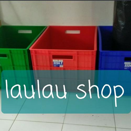 Foto Produk 80x60x45 Box Container Green Leaf 2224 P Keranjang Industri Bak Kolam dari laulau