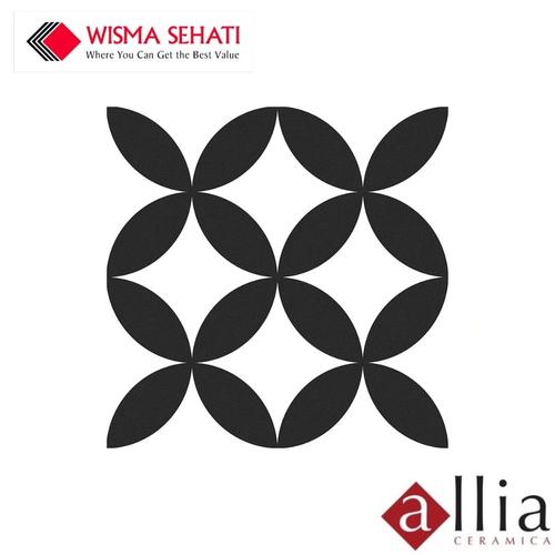 Gambar Keramik 20x20 Allia Batik Dinding / Lantai Batik Matte Mozaik - Putih dari Wisma Sehati Online Kab. Tangerang Tokopedia