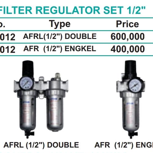 Jual Air Filter Regulator Kompresor 1/2 inch Set Double WIPRO AFRL