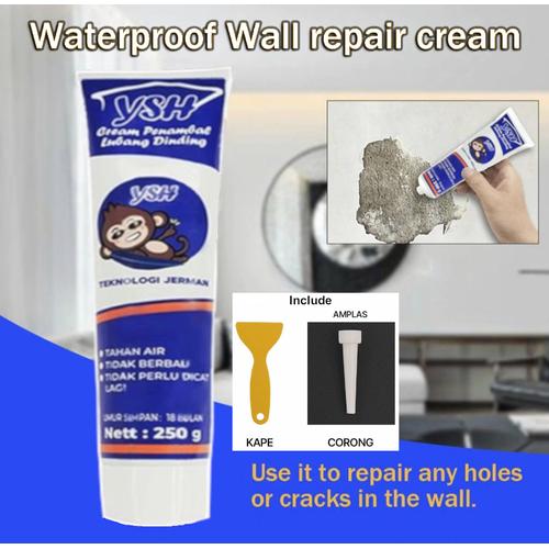 Gambar Krim Instan Tambal Dinding Retak Bocor Dempul Tembok Wall Mending dari Oniwan Shop Jakarta Timur Tokopedia