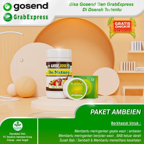 Foto Produk Ambejoss dan Salep Salwa (Obat Wasir stadium 1 , 2) dari De Nature First