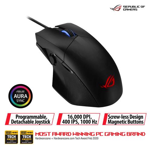 Foto Produk ASUS ROG Chakram Core Gaming Mouse with Programmable Joystick dari Asus Component
