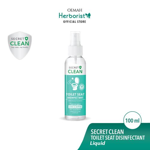Foto Produk Secret Clean Toilet Seat Sanitizer (Disinfectant) 100ml dari Oemah Herborist