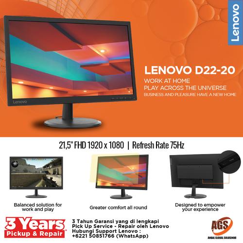 Foto Produk Lenovo LED Monitor D22-20 21.5 inch dari Myclub