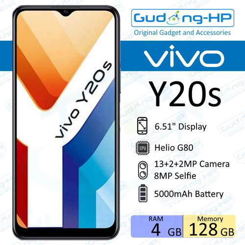 Jual Vivo Y20s G 4 128 Gb Garansi Resmi Hitam Jakarta Pusat Gudang Hp Tokopedia