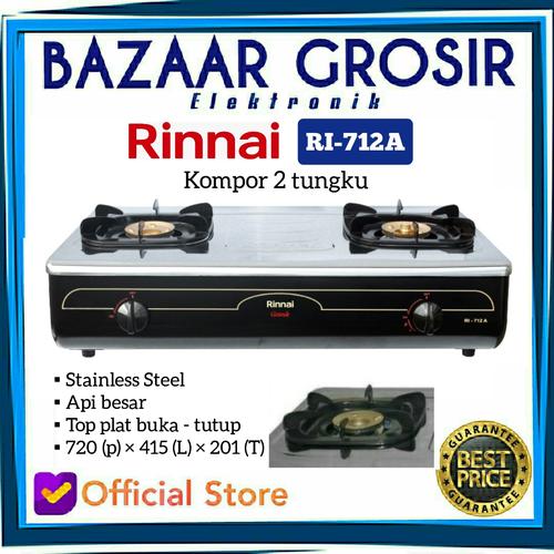 Jual Kompor Gas Rinnai Ri 712 A 712a Kompor Rinnai Ri712a Jumbo Murah Kab Bogor Bazaar Grosir Tokopedia