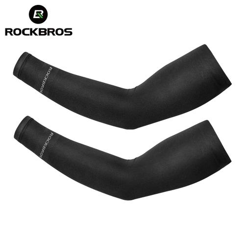 Foto Produk ROCKBROS XT900 Arm Sleeve - Manset Kaos Tangan Lari Sepeda - Black dari Ezzy Connect