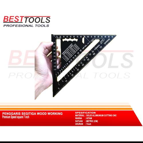 Jual Premium Black Speed Square Rafter [7 Inches] - Jakarta Utara ...