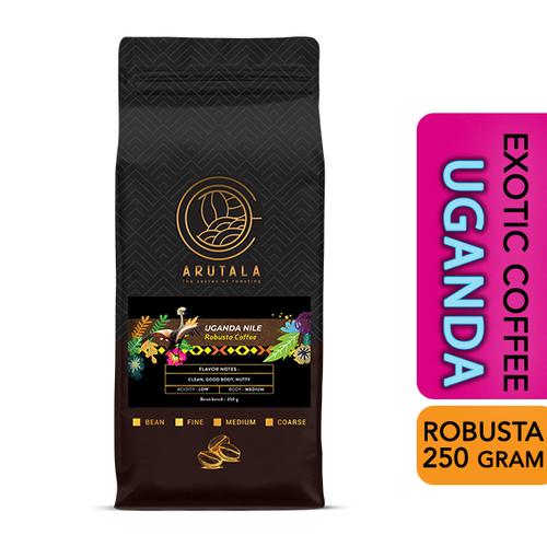Foto Produk ARUTALA Kopi Uganda Nile Robusta 250 gram - Giling Kasar dari Arutala Online Co.
