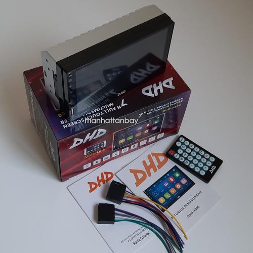 Foto Produk Head Unit Double Din Full Glass Touch Panel 7 Inch DHD-4300 dari ManhattanBay