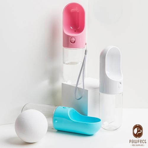 Foto Produk Portable Pet Dog Water Bottle | Botol Minum Anjing Travel 400 mL - Putih dari Pawfect