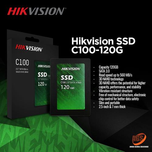 Foto Produk HIKVISION SSD C100 120G dari Myclub