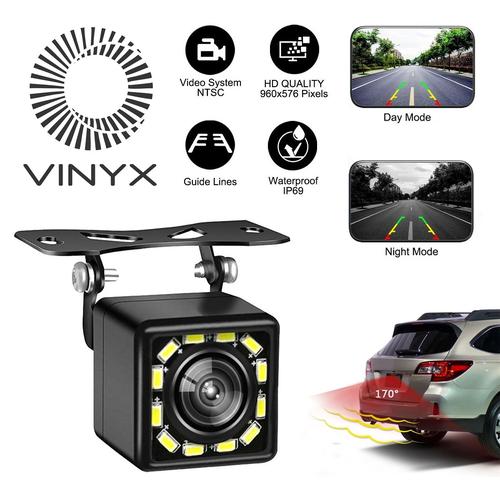Foto Produk Kamera Mundur Mobil 4 LED Universal / Car Rearview Camera CCD dari Garuda LED