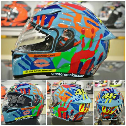 Jual Helm AGV K3SV Hands Rossi Misano 2014 Special Edition SNI DOT Sunvisor  - Kota Makassar - cmstoremakassar | Tokopedia